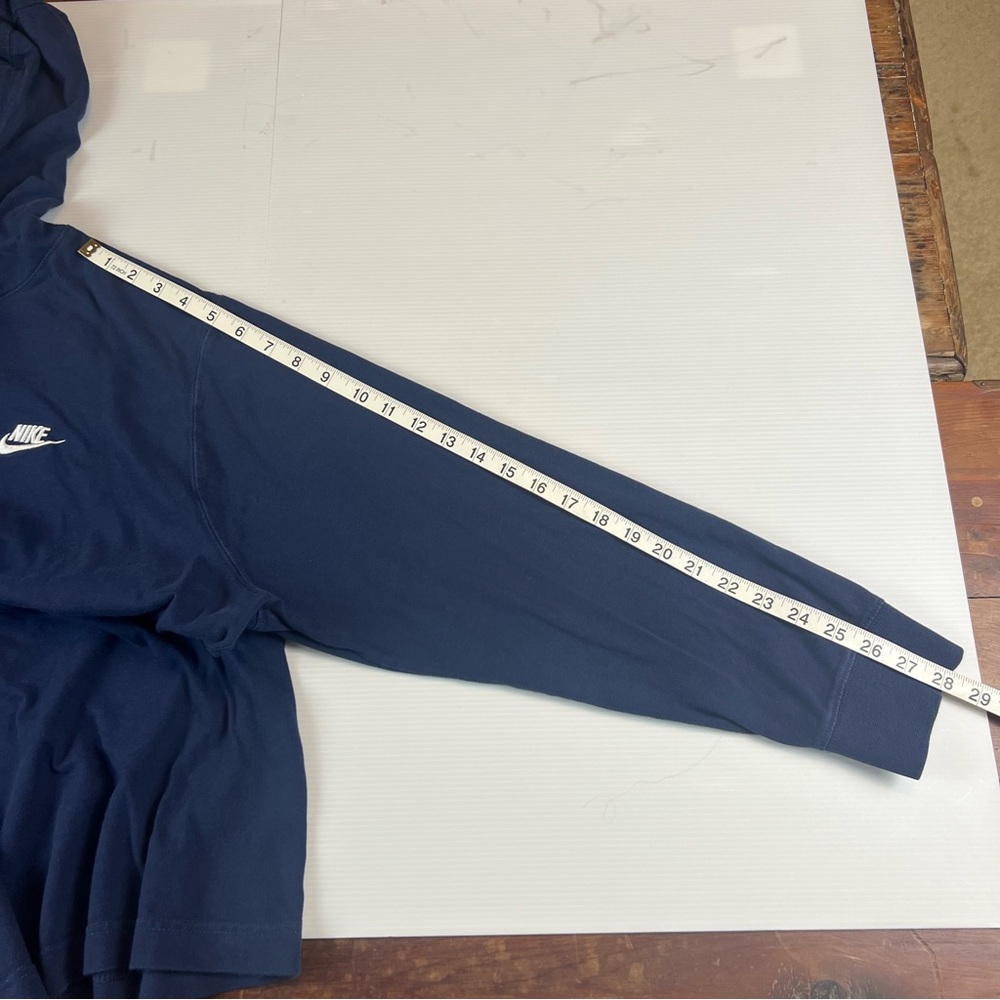 Nike Sportswear Club Mid-Navy Jersey Pullover Hoodie, Size XL - Picture 11 of 13